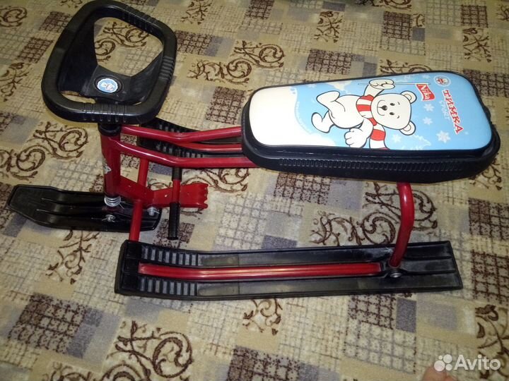 Продаётся детский снегокат санки 