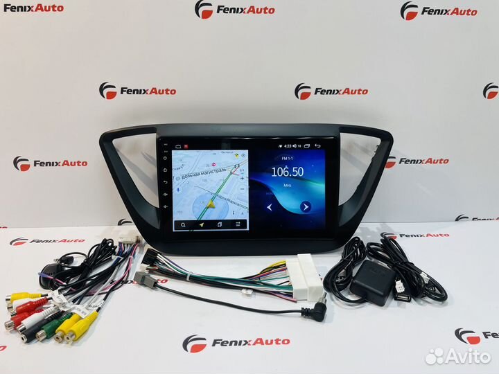 Магнитола Hyundai Solaris 2 Android (2-32 Гб)