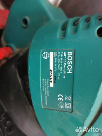 Триммер электрический bosch