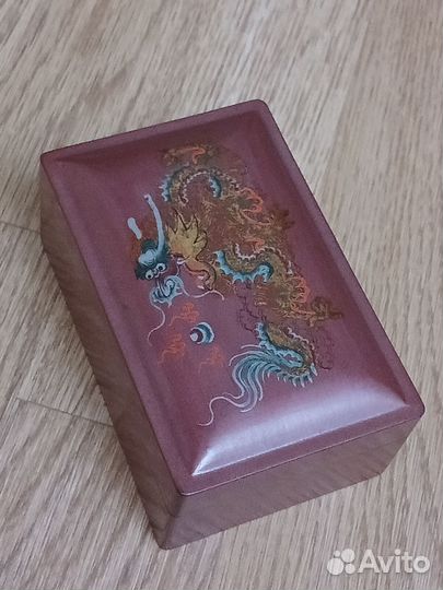 Шкатулка папье Маше старый Китай
