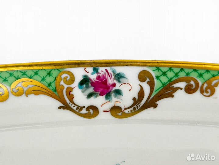 Антикварная тарелка, Европа, фарфор, 1920-1960 гг