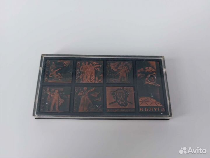 Набор из 7 значков Калуга СССР