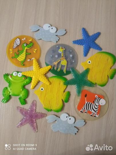 Игрушки для ванной на присосках 12 шт