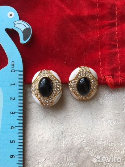 Винтажные Серьги и клипсы арт деко Monet