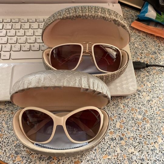 Очки оригинальные Prada в белой оправе