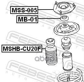 Опора переднего амортизатора MSS-005 Febest