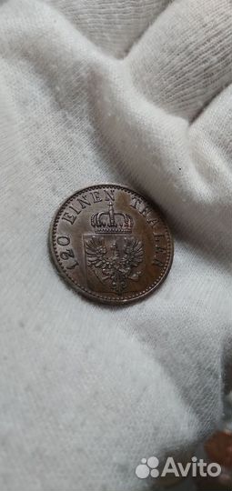 3 пфеннига 1868 Пруссия