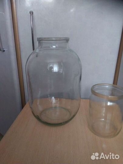 Банки стеклянные 1рубль