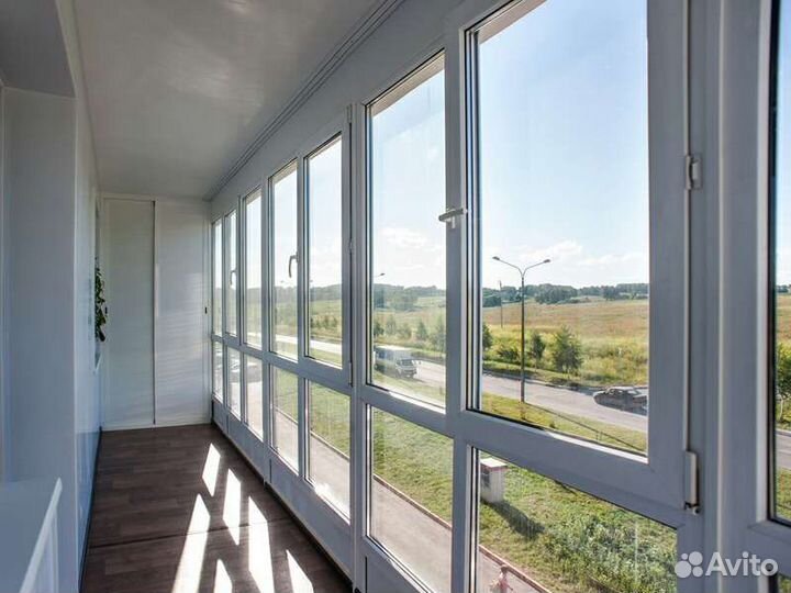 Пластиковая лоджия, балкон пластик с отделкой