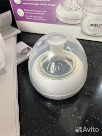 Молокоотсос avent + medela