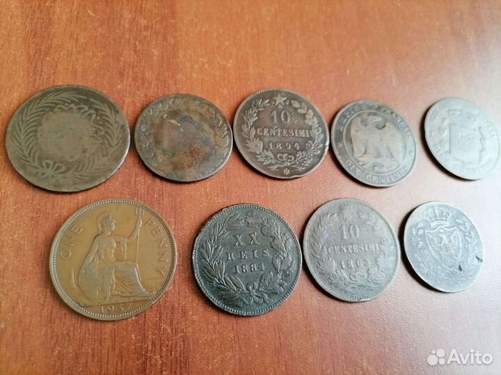 9 монет старой Европы