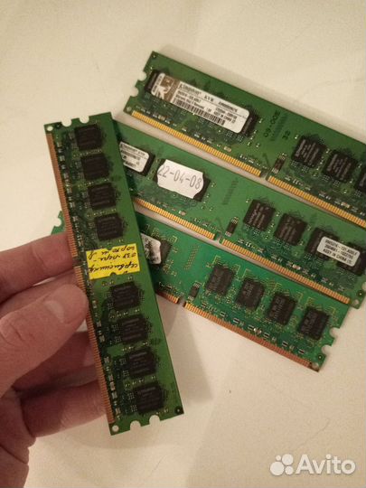 Оперативная память ddr2 Kingston Samsung