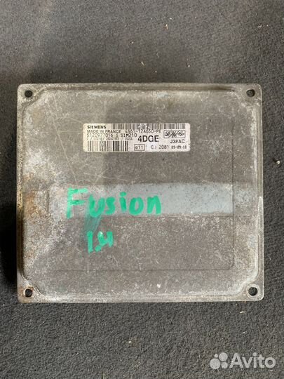 Блок управления двигателем ford fusion 1.4