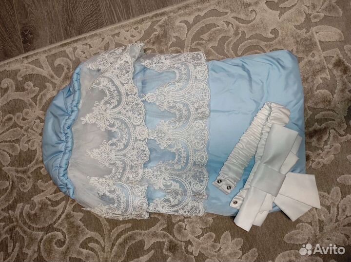 Конверт на выписку для мальчика зимний