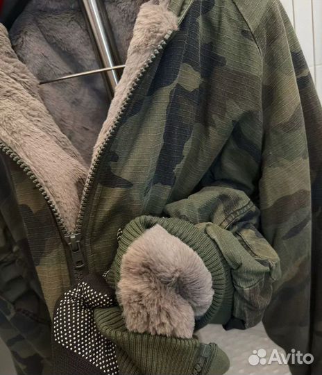 Бомбер Balenciaga Type Camo Bomber