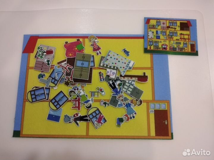 Фланелеграф Фетрики с игрушками