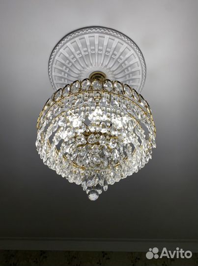 Люстра хрустальная