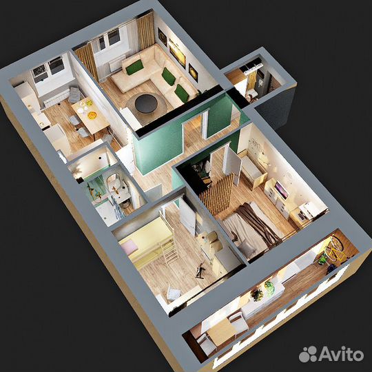 Дизайн интерьера квартиры, дома, офиса