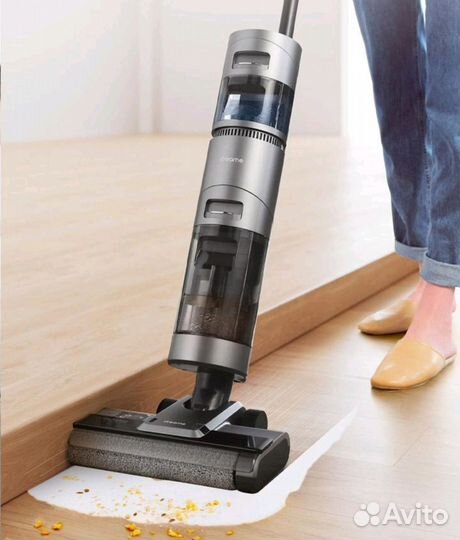 Вертикальный пылесос Dreame H12 серый