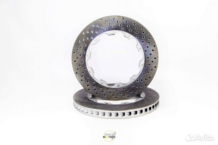 Ротор тормозной двусоставного диска 390 мм тюнинг