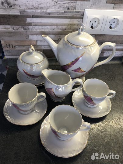 Сервиз кофейный фарфор