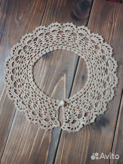 Вязаный воротничок