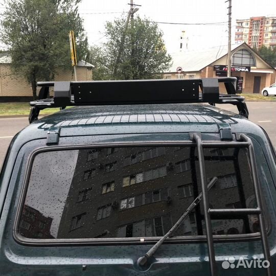 Лестница на крышу автомобиля Нива 4/4
