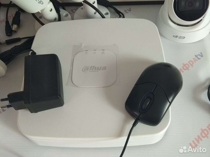 Видеонаблюдение 11 уличных камер IP/CVI 4/1 Мп