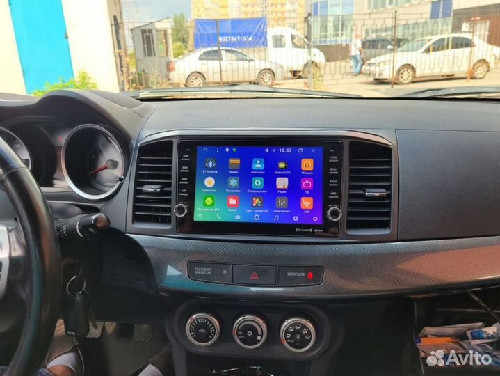 Android магнитола 8 дюймов для Mitsubishi Lancer X
