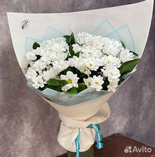 Букет цветов с Хризантемами