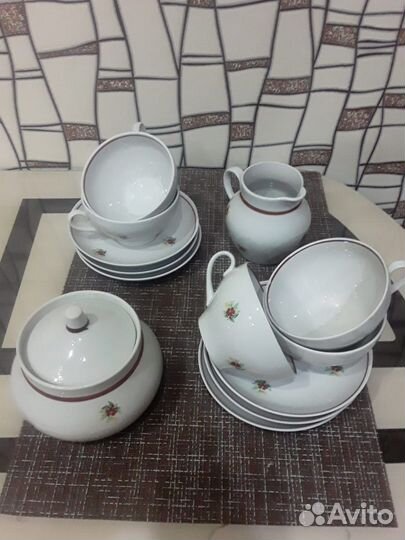 Чайный сервиз без чайника СССР