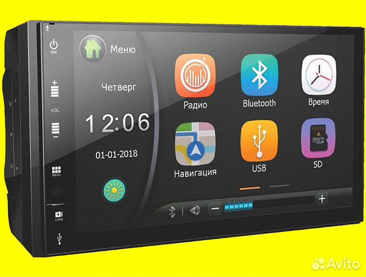 Автомагнитола ACV WD-6500N 2 din. Гарантия 6 мес