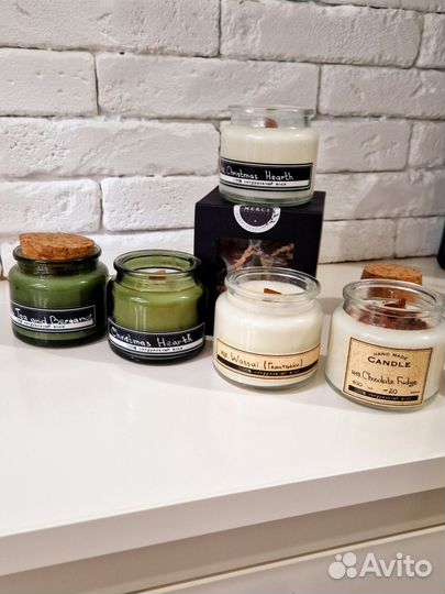 Ароматическая свеча Рождественский очаг