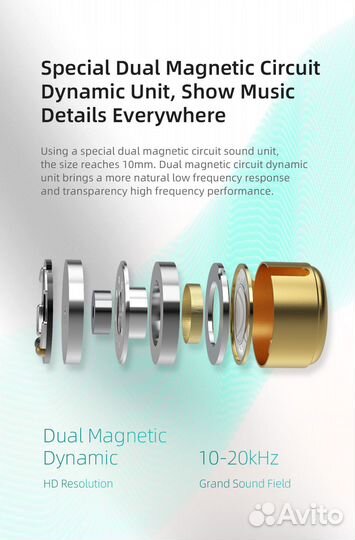 KZ EDX PRO, динамические наушники-вкладыши, hifi