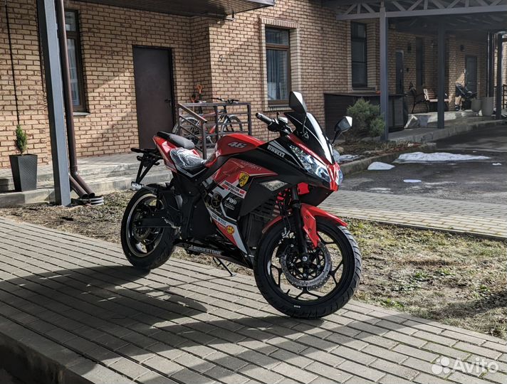 Электромотоцикл скорость 100км