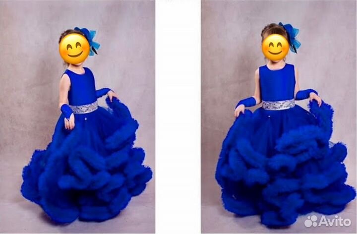 Платье облачко нарядное