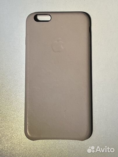 Чехол на iPhone 6s plus кожаный оригинал б/у