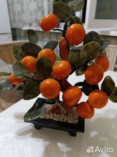 Декор из камня мандарины