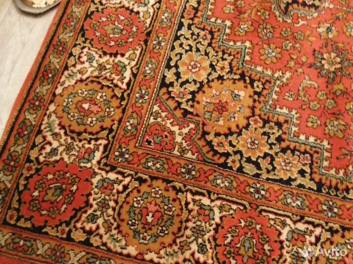 Ковер шерстяной СССР 200, 300см чистый весел на ст