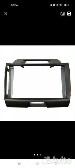Рамка для 2 din магнитолы Киа sportage 3