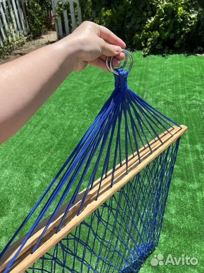 Подвесные качели гамак сетка