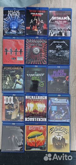 Музыка на dvd, blu-ray, vhs