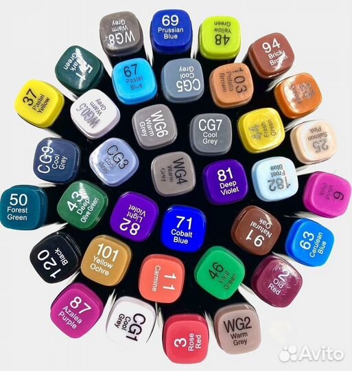 Набор маркеров для скетчинга в сумке 36 цветов