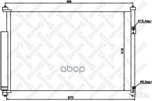 1045176SX SZ5108 9531064J00 радиатор конд. S