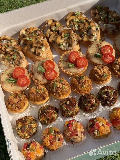 Фуршетные закуски, кейтеринг, гастробоксы