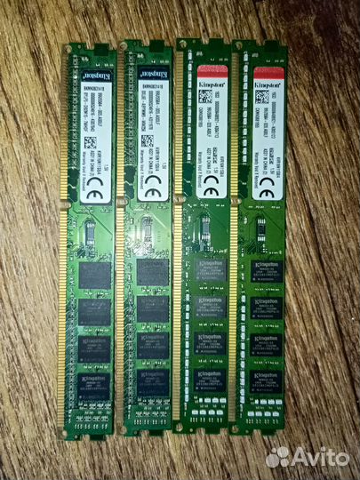 Оперативная память ddr3 16gb (4х4) kingston KVR16N