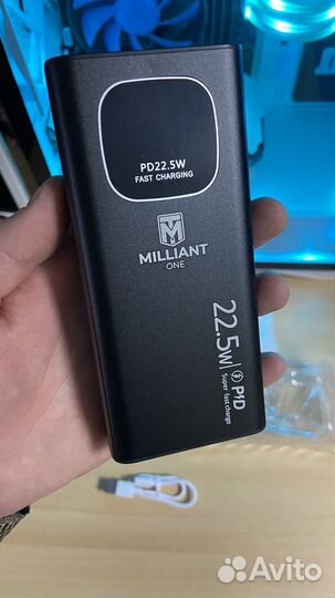 Повербанк milliant ONE оригинал 20000 mAh