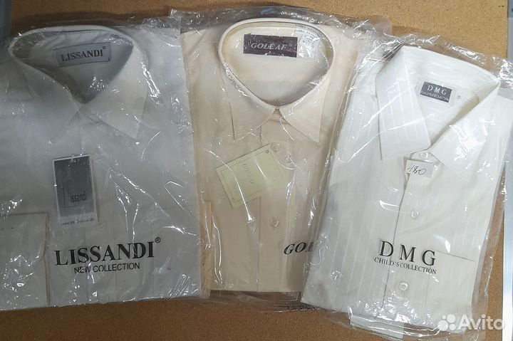 Рубашка новая, рост 140 и 146