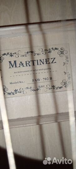 Акустическая гитара martinez