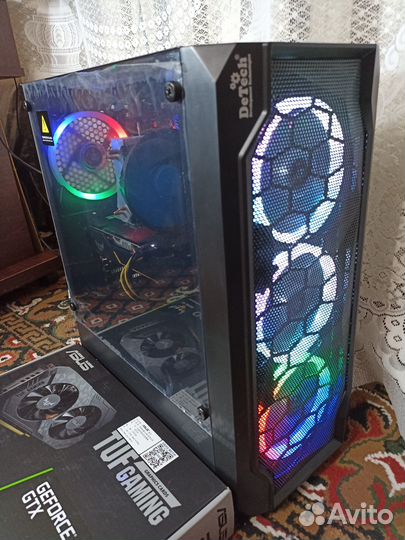 Игровой компьютер gtx 1660 Ti + ryzen 5 2600